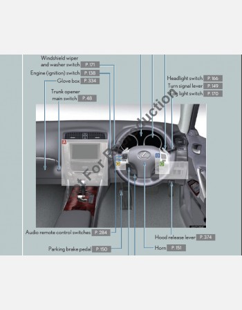 lexus is 250&350  2011-2012 owners manual